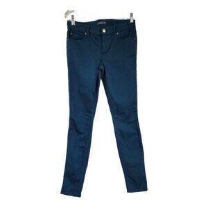 Level 99 Anthropologie Jeans Women's Size 28 Skinny Dark Teal Stretch